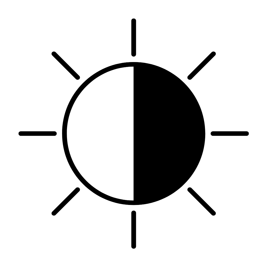 Reduces Brightness