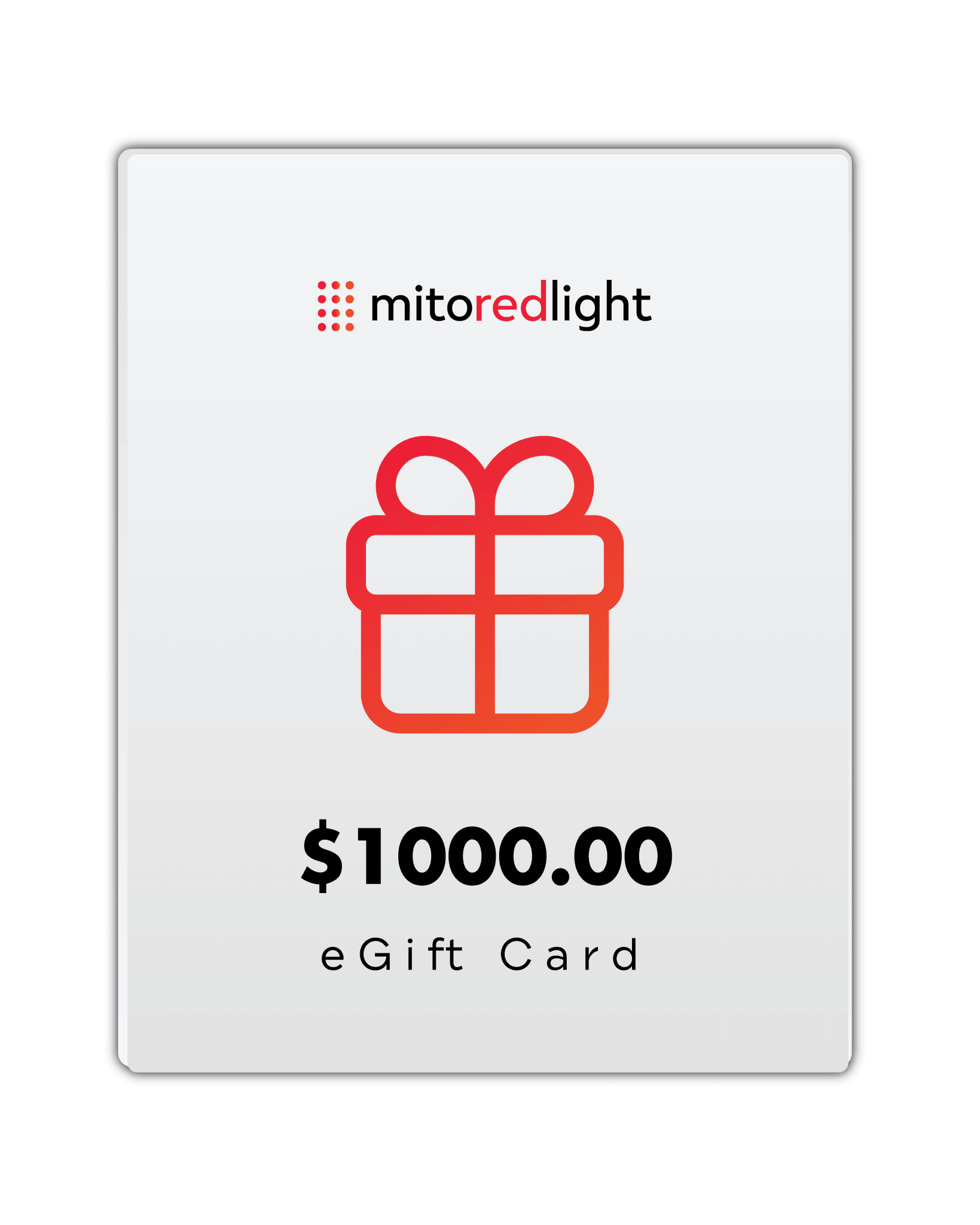 Mito Red Light eGift Card - Mito Red Light