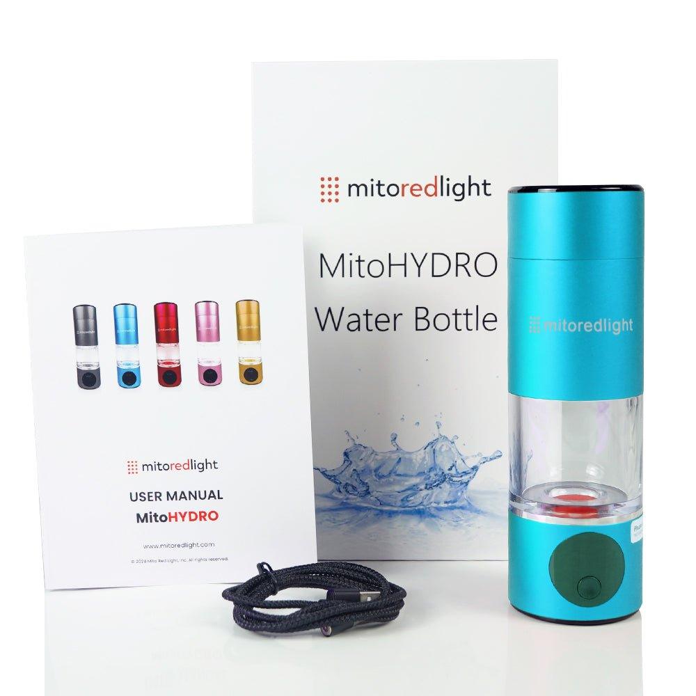 MitoHYDRO™ Ultra Premium Hydrogen Water Bottle - Mito Red Light | Blue