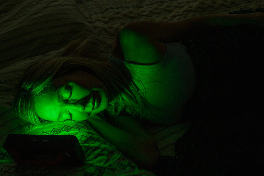 green light therapy device at home