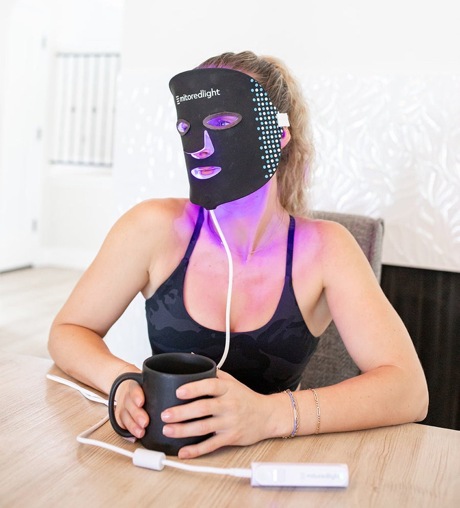 Red and Blue Light Therapy Mask