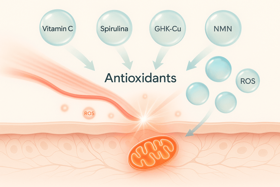 Antioxidants + Red Light Therapy = Better Results