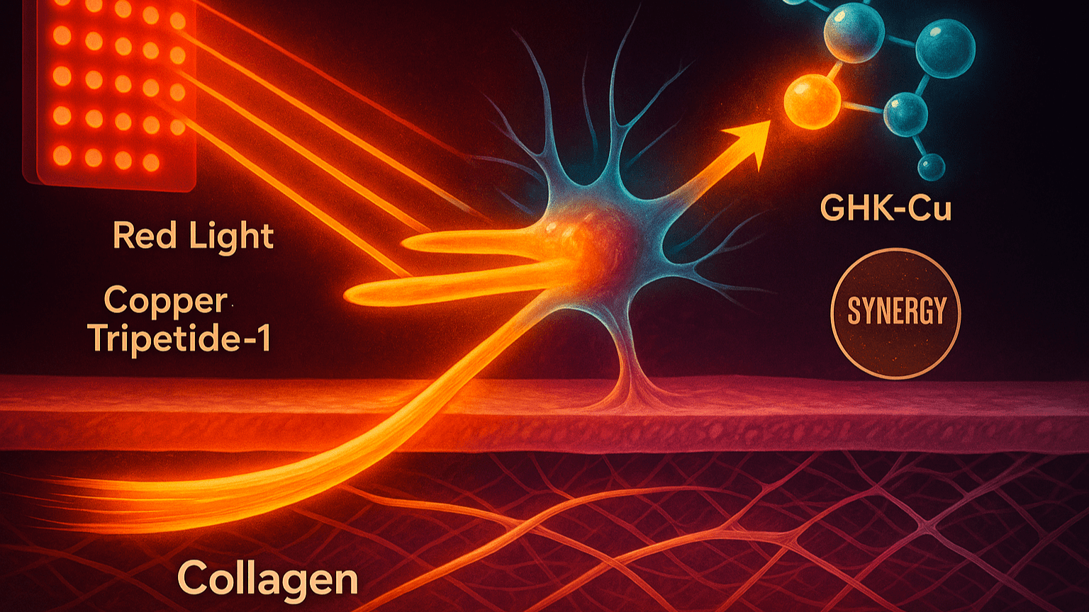 Copper Tripeptide-1 and Red Light Therapy: A Powerful Duo for Skin Rej Mito Red Light Copper Tripeptide-1 and Red Light Therapy: A Powerful Duo for Skin Rej Mito Red Light