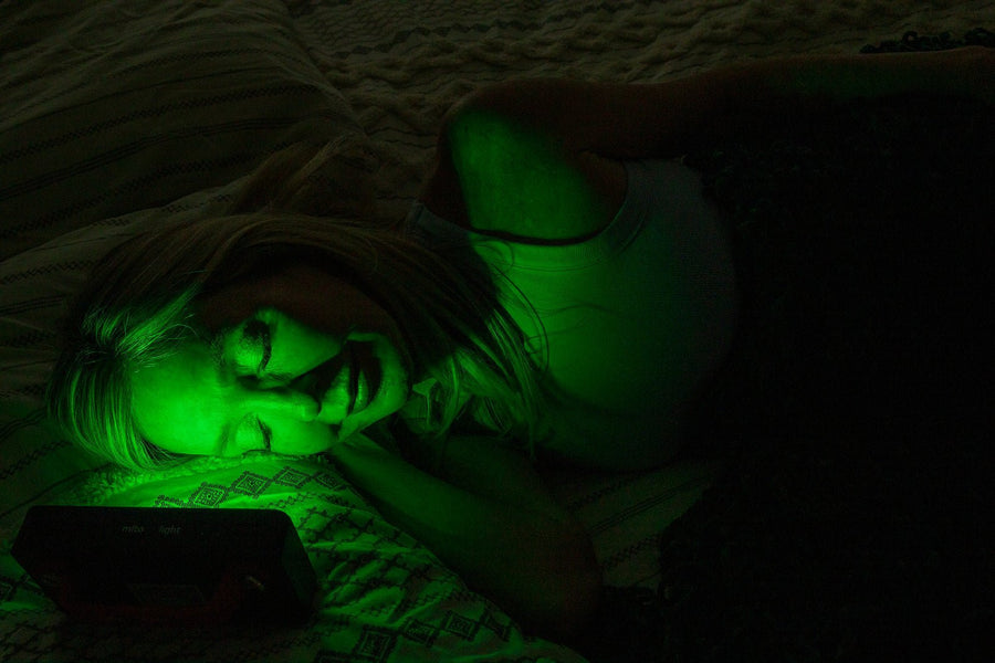 green light therapy device at home