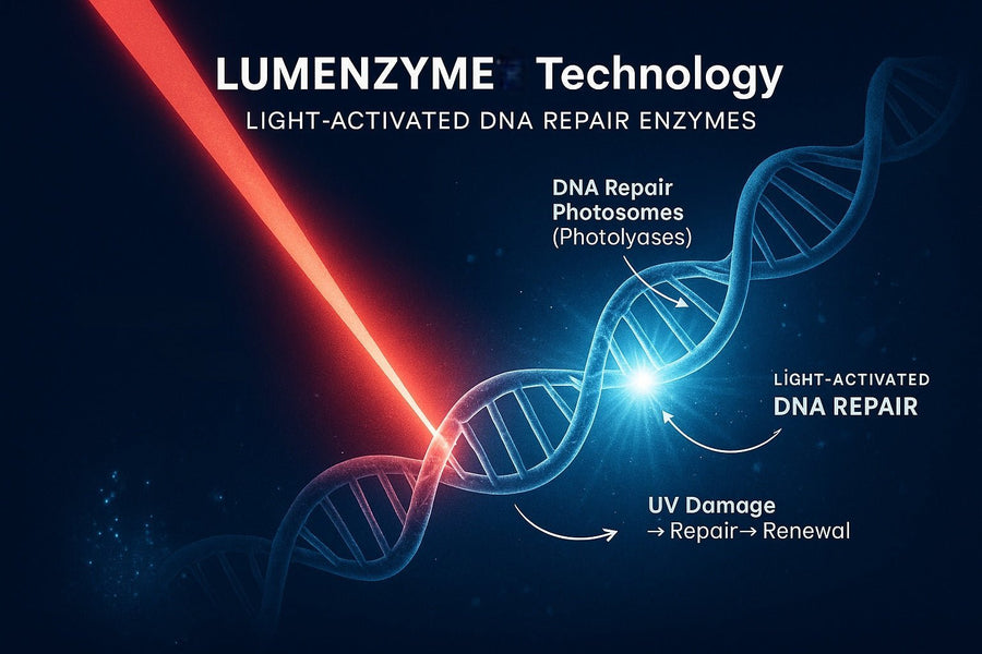 LUMENZYME™ Technology by Mito Red Light: Light-Activated DNA Repair for Healthier, Younger-Looking S..