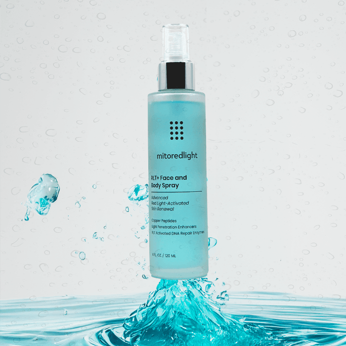 Blue Spirulina Body Spray for Red Light Therapy