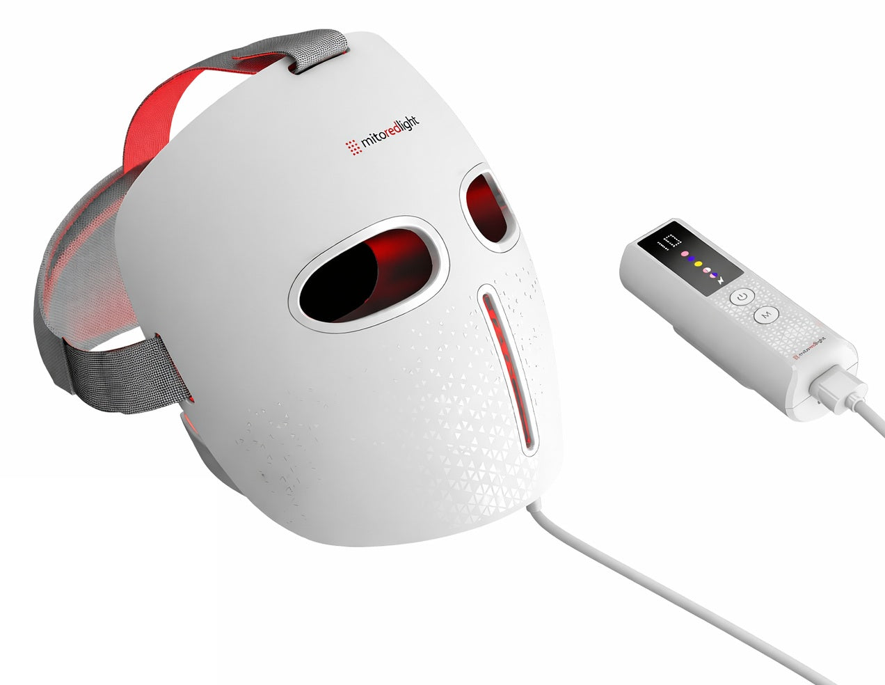 MitoGLOW™ LED Red Light Therapy Mask | With Blue, Yellow, Red and Near Infrared LED