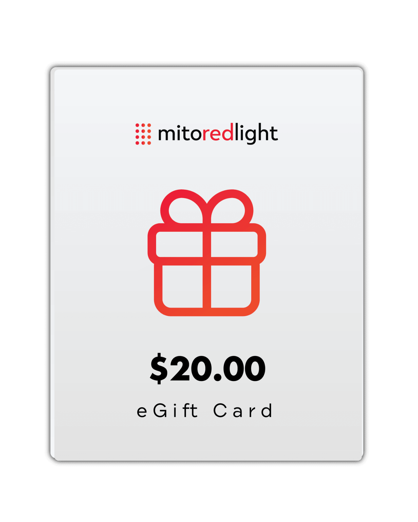 Mito Red Light eGift Card - | Mito Red Light