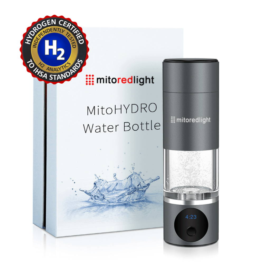 MitoHYDRO™ Ultra Premium Hydrogen Water Bottle - Mito Red Light