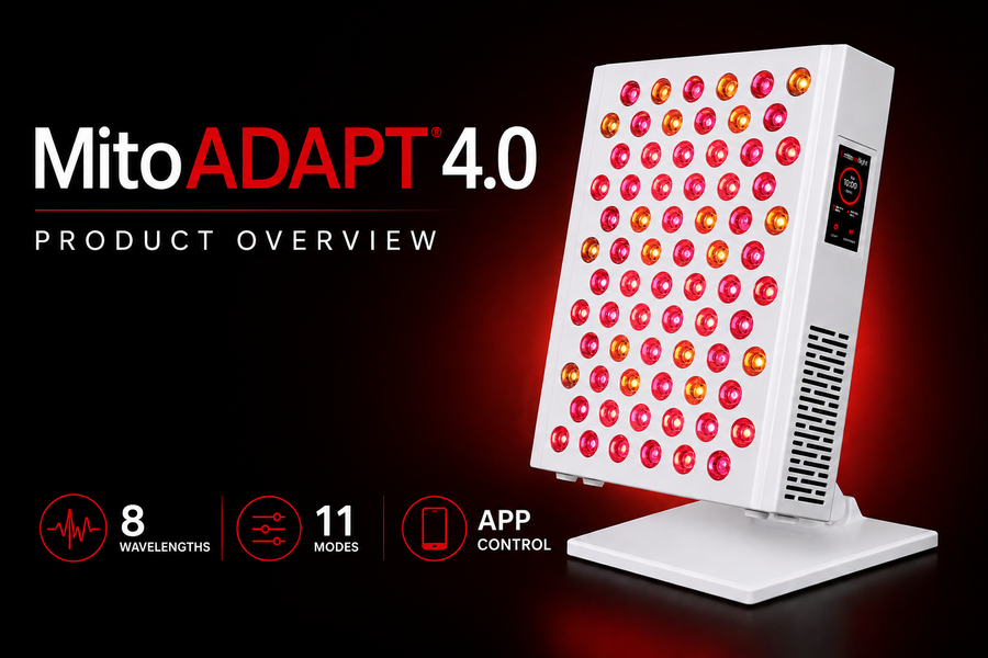 MitoADAPT 4.0 Red Light Therapy Panel - IEC 60601 Medical Grade